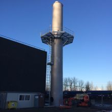 Komin stalowy przemysłowy